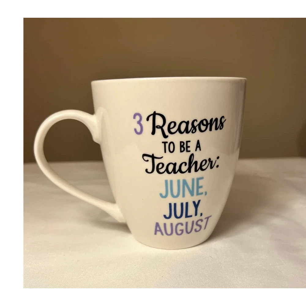 Pfaltzgraff Everyday 3 Reasons to Be a‎ Teacher Mug 4 1/2